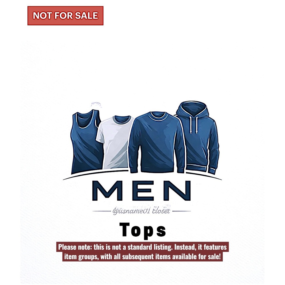 Men's Tops, Jerseys, Hoodies, Sweaters, etc.